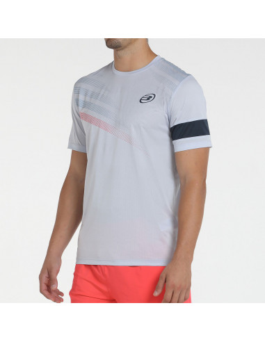 T-Shirt de padel Bullpadel Cambre Gris Clair