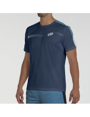 T-Shirt de padel Bullpadel Caldel bleu