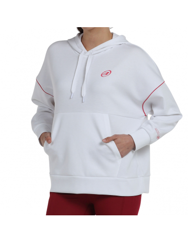 Sweat de Padel Bullpadel Eluis Blanc