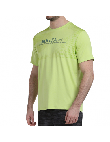 T-Shirt de Padel Bullpadel Leteo Jaune