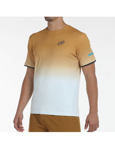 T-Shirt de padel Bullpadel Merga Jaune