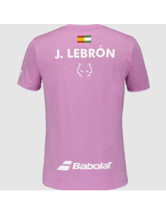 T-shirt de Padel Babolat Lebron Rose