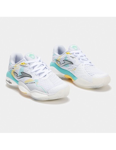 Chaussures de Padel Joma smash Blanc et Bleu