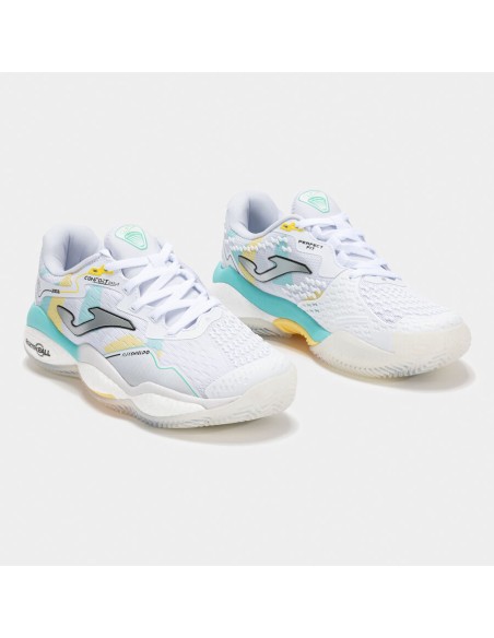 Chaussures de Padel Joma smash Blanc et Bleu