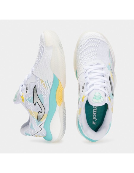 Chaussures de Padel Joma smash Blanc et Bleu