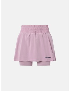Jupe-Short de Padel Head Play Women Lilas